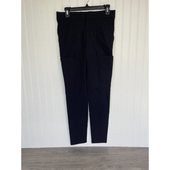 Athleta Wander Slim Pants Womens Size 4 Black Stash Pockets Athletic Hiking - Picture 1 of 4